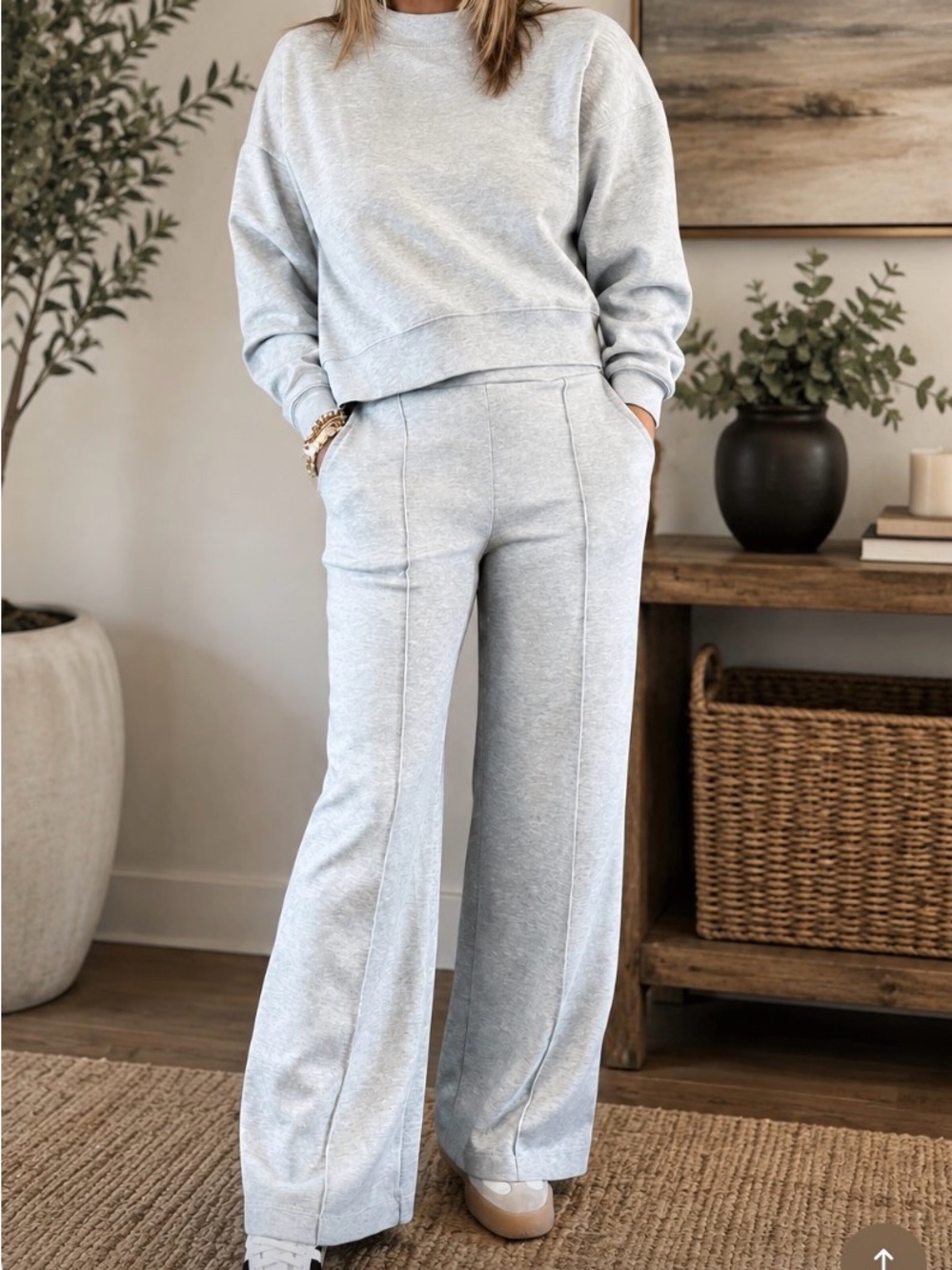 Scoop Light Heather Gray Scuba Set XS